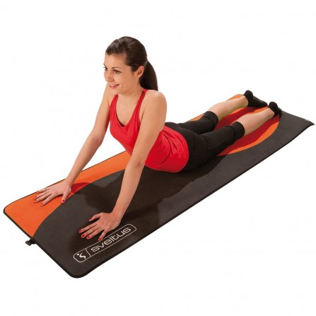 Tapis Vague Spécial SVELTUS 130 CM - Orange/Noir (1343) 2