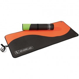 Tapis Vague Spécial SVELTUS 130 CM - Orange/Noir (1343) Tapis Vague Spécial SVELTUS 130 CM - Orange/Noir (1343)