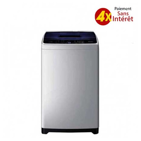 Machine à Laver Top Load HAIER 10Kg - Silver (HWM100-T1102S)