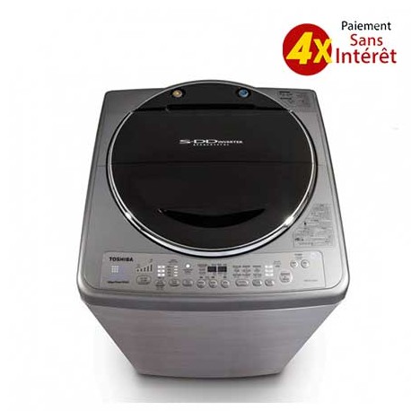 MACHINE À LAVER TOP LOAD TOSHIBA / 15KG / SILVER MACHINE À LAVER TOP LOAD TOSHIBA / 15KG / SILVER