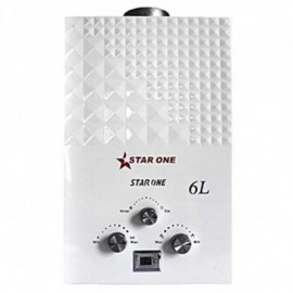 Chauffe bain STAR ONE à Gaz Bouteille 6L Blanc