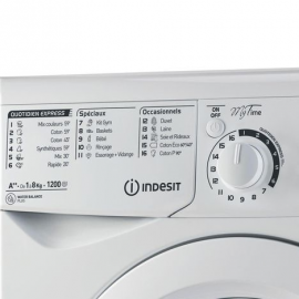 Machine à Laver Frontale INDESIT 8KG - 1200TR/MIN - Blanc (EWC81252WNA) Machine à Laver Frontale INDESIT 8KG - 1200TR/MIN - Blanc (EWC81252WNA)