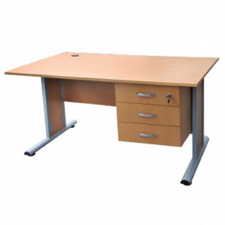 Bureau Standard - 3 Tiroir Stratifie 180 X 90 X 75 (BS0115)