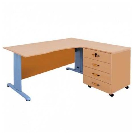 Bureau Opérateur Base +4T - 150 X 130 X 75 Cm (BO008)