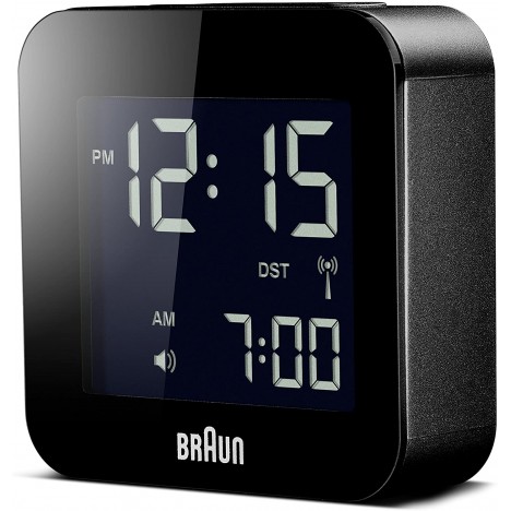 Réveil de Voyage Numérique BRAUN - Noir - (BNC008BK-RC) Réveil de Voyage Numérique BRAUN - Noir - (BNC008BK-RC)