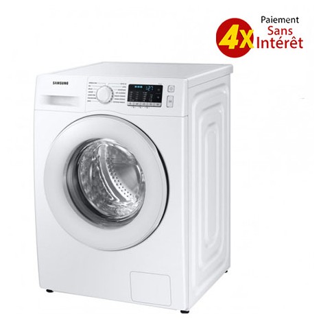 Lave Linge Eco-Bubble SAMSUNG 8 Kg - Blanc (WW80TA046TE)