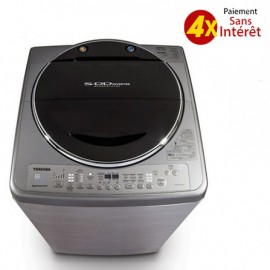 Machine à laver Top Load Toshiba / 13Kg / Silver (MACH-TSHDC1300S)