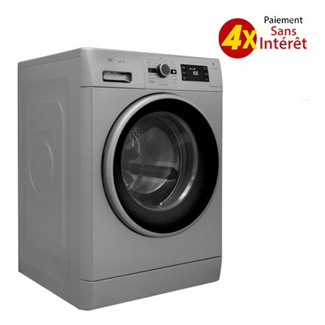 Machine a Lave linge Fresh Care IX Whirlpool - 9kg1200tr/min 6 éme sens (FWG91284SBS NA)