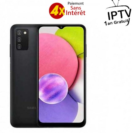 SMARTPHONE SAMSUNG GALAXY A03S 4GO 64GO NOIR (SM-A037F) SMARTPHONE SAMSUNG GALAXY A03S 4GO 64GO NOIR (SM-A037F)