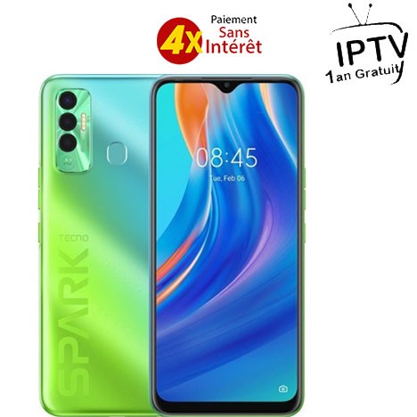 TECNO Spark 7P Beu-Vert PRIX tunisie