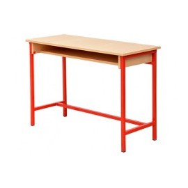 Table Écolier Biplace Avec Étagère En Bois 110x 45 X 75 prix tunisie Table Écolier Biplace Avec Étagère En Bois 110x 45 X 75 prix tunisie