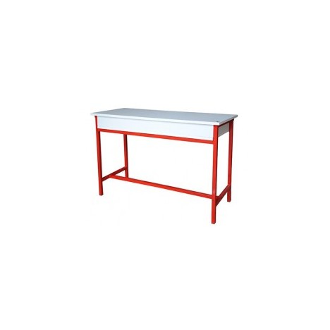 Table Écolier Biplace Avec Étagère En Bois 110x 45 X 75 prix Table Écolier Biplace Avec Étagère En Bois 110x 45 X 75 prix