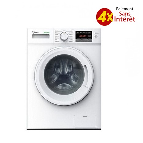 Machine À laver MIDEA 7Kg - 1200 Tours/min - Blanc (FG70-S12 BLANC)