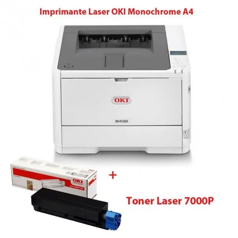 IMPRIMANTE LASER OKI MONOCHROME A4 IMPRIMANTE LASER OKI MONOCHROME A4