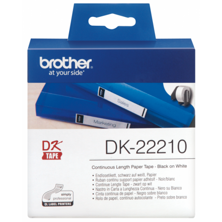 Rouleau de Papier Continu BROTHER Original / Noir sur Blanc prix 2