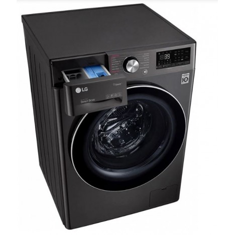 Machine à Laver LG 9Kg Lavante Séchante - 1400 Tours/Min - Noir
