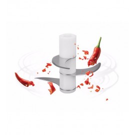 Mini Hachoir KIWI Sans Fil - Rechargeable - 250ML - Blanc (KC-8202)