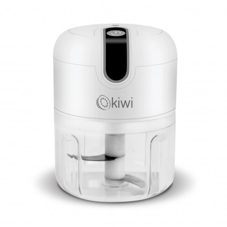 Mini Hachoir KIWI Sans Fil - Rechargeable - 250ML - Blanc (KC-8202)