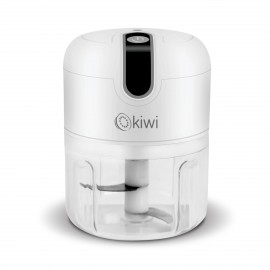 Mini Hachoir KIWI Sans Fil - Rechargeable - 250ML - Blanc (KC-8202)
