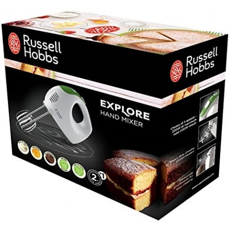 Batteur à Main Explore - RUSSELL HOBBS - Blanc (22230-56) Batteur à Main Explore - RUSSELL HOBBS - Blanc (22230-56)