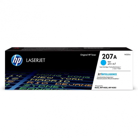 Toner LASERJET Original HP 207A - CYAN (W2211A)