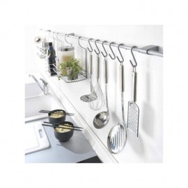 Lot de 6 crochets METALTEX - Gris prix