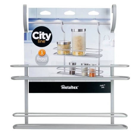 Etagère 2 niveaux METALTEX - Gris Etagère 2 niveaux METALTEX - Gris