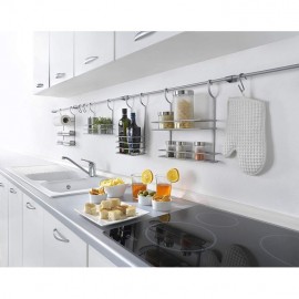 Etagère 2 niveaux METALTEX - Gris Etagère 2 niveaux METALTEX - Gris