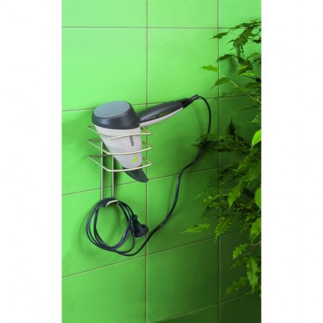 Porte sèche cheveux METALTEX - Gris Porte sèche cheveux METALTEX - Gris