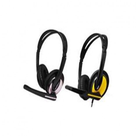 Micro Casque T46K TMC Argent / Jaune