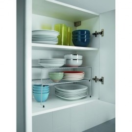 Deux étagères empliables METALTEX