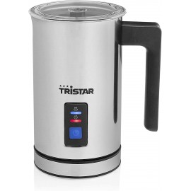 Mousseur au Lait TRISTAR Chaud Froid - 500 Watt - Inox (MK-2276) Mousseur au Lait TRISTAR Chaud Froid - 500 Watt - Inox (MK-2276)