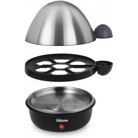 Cuiseur à Œufs TRISTAR - 350 Watt Couvercle - Inox (EK-3076) Cuiseur à Œufs TRISTAR - 350 Watt Couvercle - Inox (EK-3076)