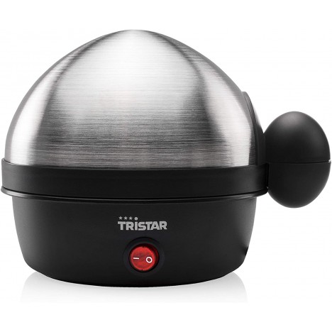 Cuiseur à Œufs TRISTAR - 350 Watt Couvercle - Inox (EK-3076) Cuiseur à Œufs TRISTAR - 350 Watt Couvercle - Inox (EK-3076)