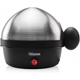 Cuiseur à Œufs TRISTAR - 350 Watt Couvercle - Inox (EK-3076) Cuiseur à Œufs TRISTAR - 350 Watt Couvercle - Inox (EK-3076)
