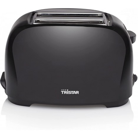 Grille-Pain TRISTAR - 2 Fentes Courtes - 800 Watts - Noir (BR-1025)