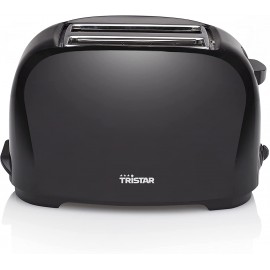 Grille-Pain TRISTAR - 2 Fentes Courtes - 800 Watts - Noir (BR-1025)