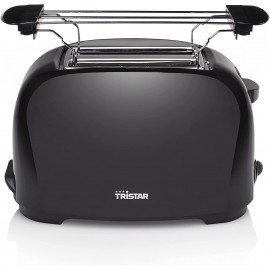 Grille-Pain TRISTAR - 2 Fentes Courtes - 800 Watts - Noir (BR-1025)