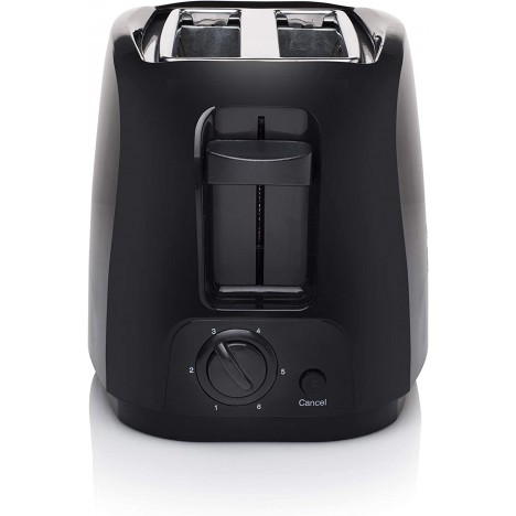 Grille-Pain TRISTAR - 2 Fentes Courtes - 800 Watts - Noir (BR-1025)