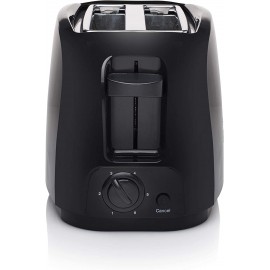 Grille-Pain TRISTAR - 2 Fentes Courtes - 800 Watts - Noir (BR-1025)