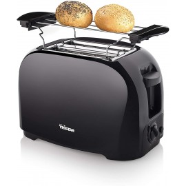Grille-Pain TRISTAR - 2 Fentes Courtes - 800 Watts - Noir (BR-1025)