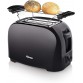 Grille-Pain TRISTAR - 2 Fentes Courtes - 800 Watts - Noir (BR-1025) Grille-Pain TRISTAR - 2 Fentes Courtes - 800 Watts - Noir (BR-1025)