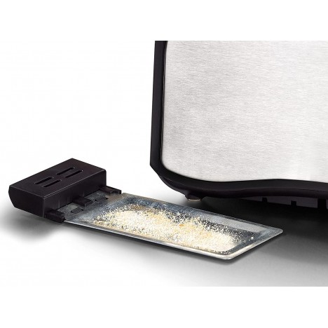 Grille-Pain TRISTAR - 2 Fentes Courtes - 800 Watts - Noir/Inox Grille-Pain TRISTAR - 2 Fentes Courtes - 800 Watts - Noir/Inox