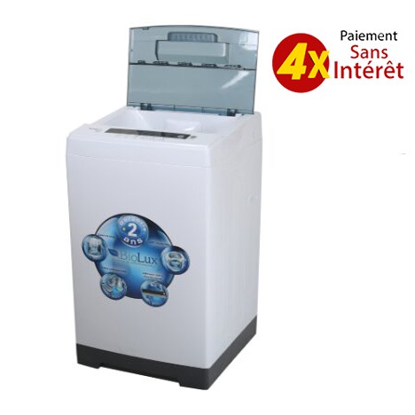 Machine à Laver BIOLUX Top Load 8Kg - 850 Tours/Min - Blanc (TOP08B) Machine à Laver BIOLUX Top Load 8Kg - 850 Tours/Min - Blanc (TOP08B)