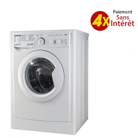 Machine à Laver INDESIT Frontale 8kg - 1200 Tours/Min - Blanc (EWC81252WNA)