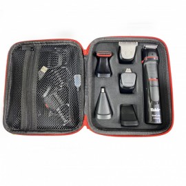 Coffret de Tondeuse FAKIR 15en1 Rechargeable avec Accessoires - Noir/Rouge (EXECUTE)
