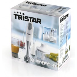 Mixeur Plongeant TRISTAR 4en1 - 200 Watt - Blanc (MX-4154) Mixeur Plongeant TRISTAR 4en1 - 200 Watt - Blanc (MX-4154)