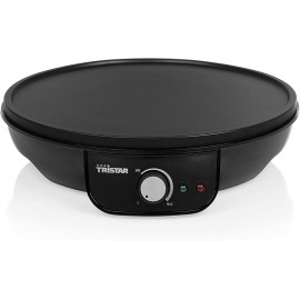 Crêpière Thermostat TRISTAR - Réglable 1000 Watts - Noir (BP-2637)