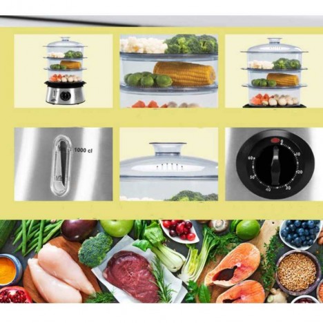 Cuiseur à Vapeur GOLDMASTER - 800...