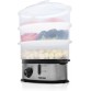 Cuiseur Vapeur TRISTAR 1200 Watts - 11 Litres - Silver (VS-3914) Cuiseur Vapeur TRISTAR 1200 Watts - 11 Litres - Silver (VS-3914)